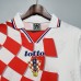 Croatia 1998 World Cup Home White&Red Soccer Jersey